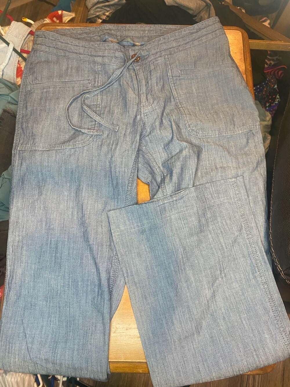 The North Face Women's Drawstring Chambray Pants Size 4